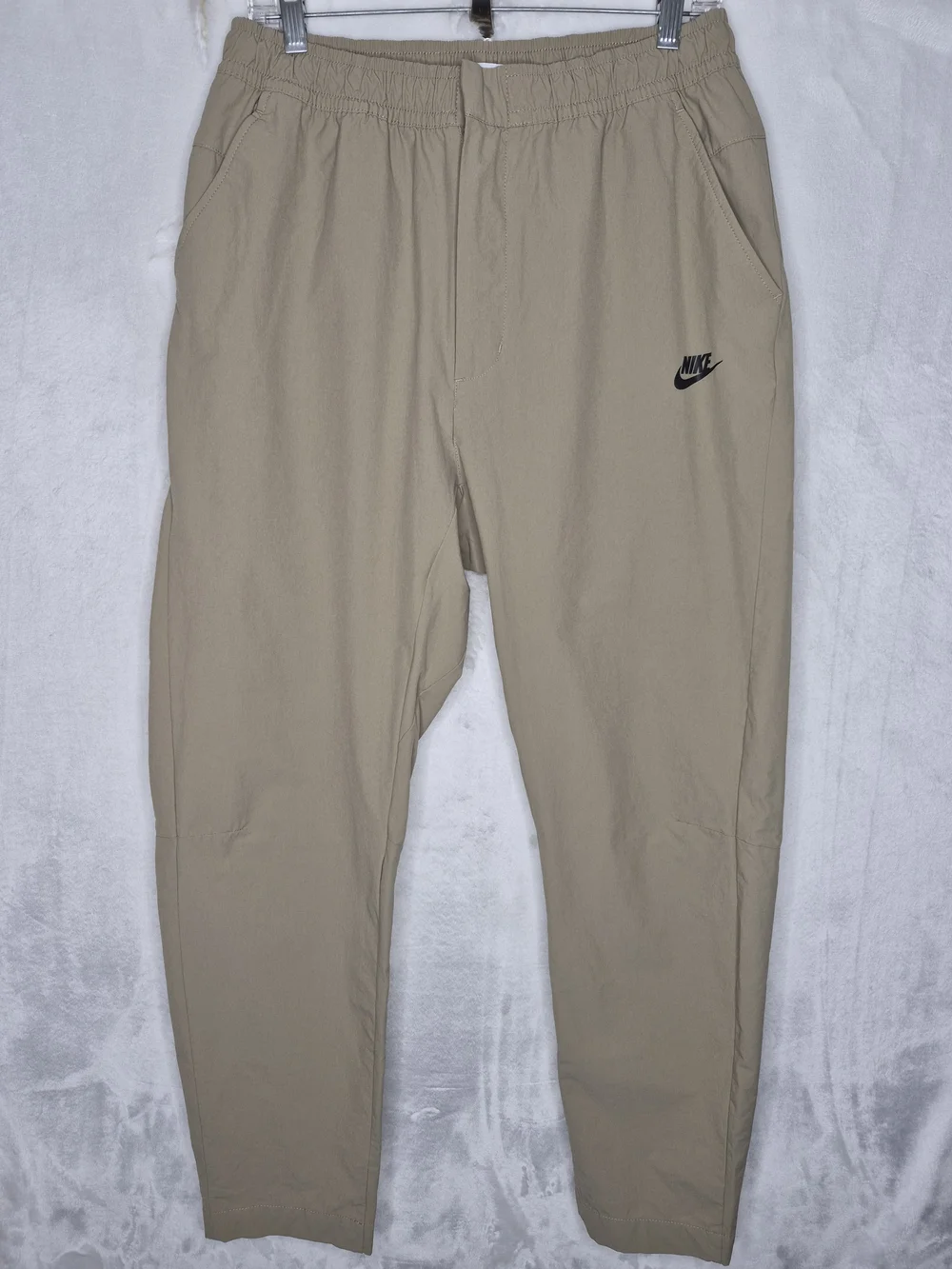 Nike Sportswear Mens Woven Utility Pants Khaki Tan Large